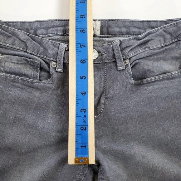 Aeropostale Womens Ashley Ultra Skinny Low Rise Jeans Size 5/6 Regular Gray - Picture 12 of 13